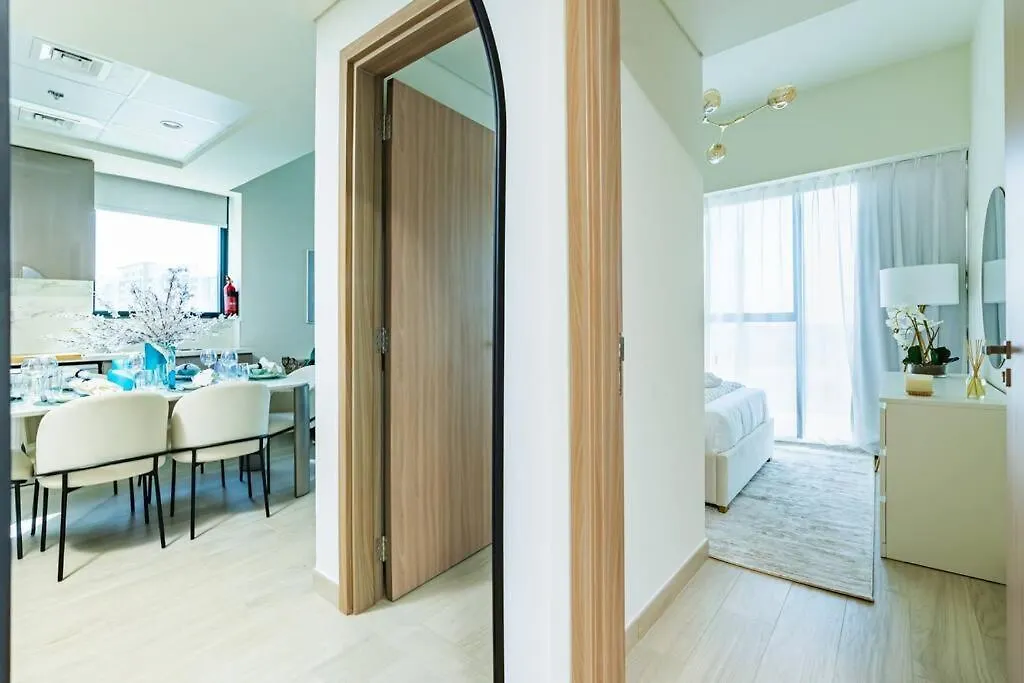 Appartement Nasma - Modern 3Br Oasis With Balcony In Azizi Riviera à Dubaï 0*,