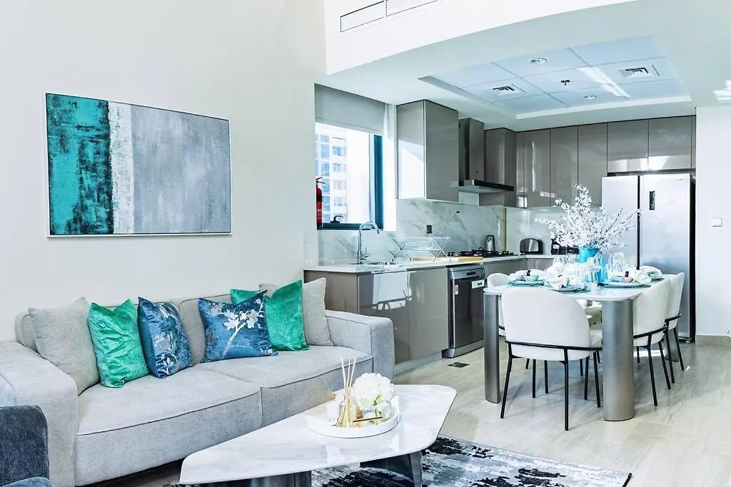 Appartement Nasma - Modern 3Br Oasis With Balcony In Azizi Riviera à Dubaï
